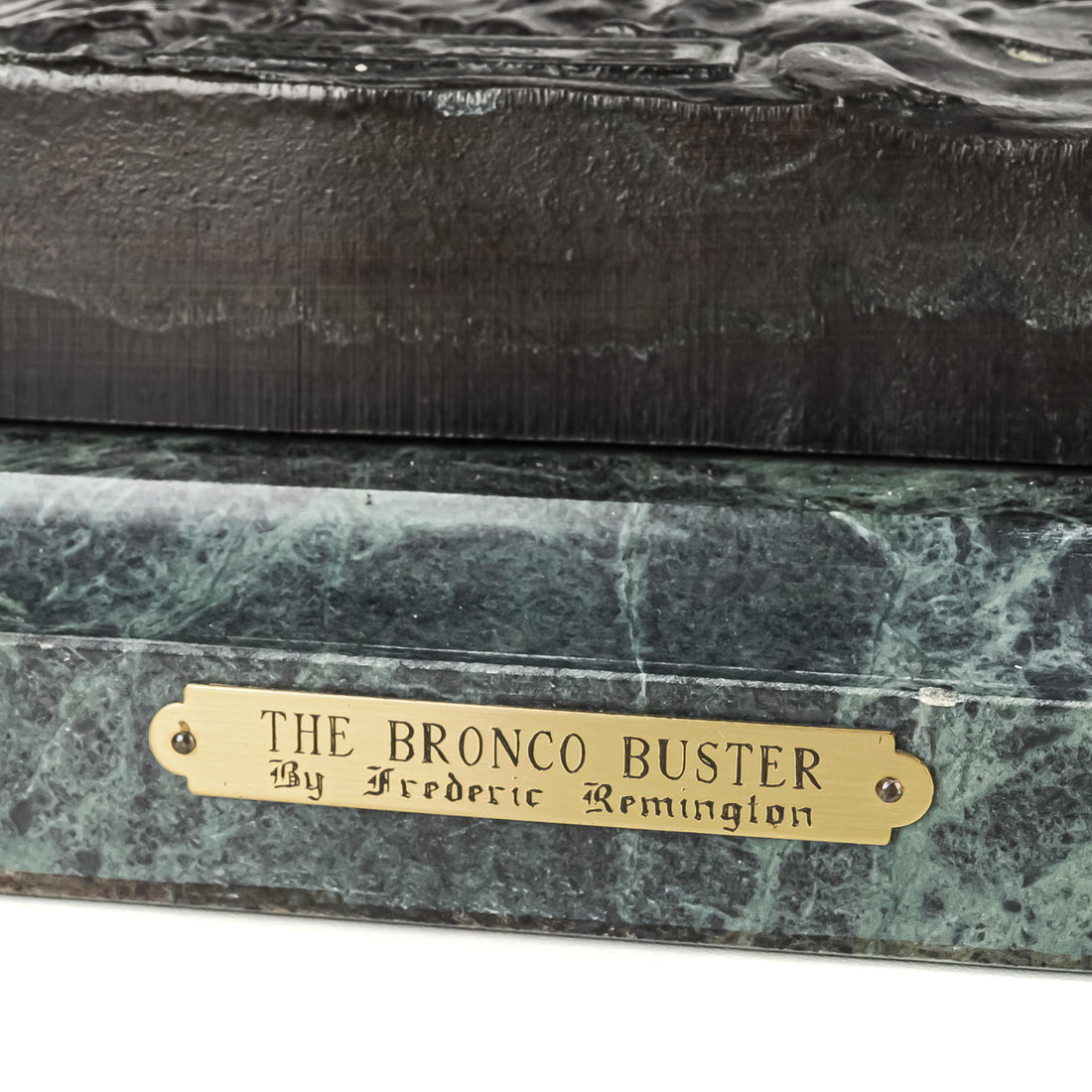 After Frederic Remington (American 1861-1909) "Bronco Buster"