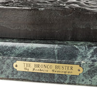 After Frederic Remington (American 1861-1909) "Bronco Buster"