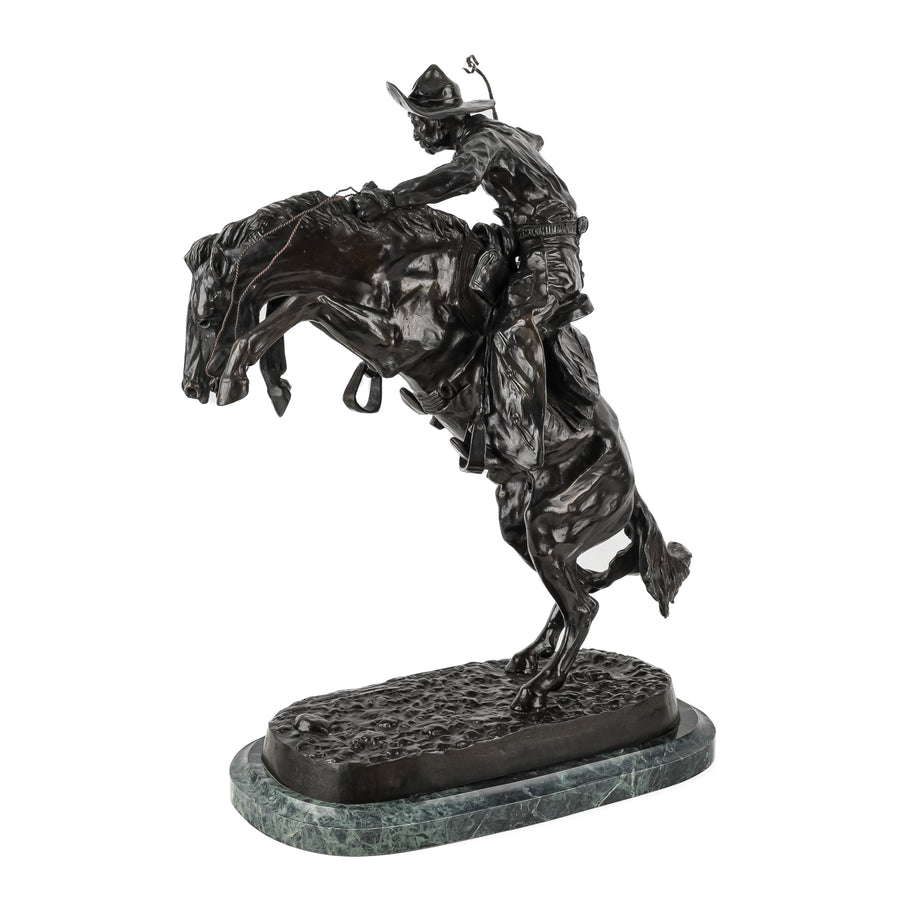 After Frederic Remington (American 1861-1909) "Bronco Buster"