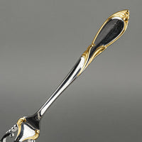 YAMAZAKI Cache Gold Stainless Steel Flatware 4 Place Settings with Extras