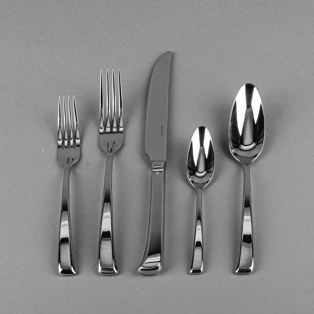 SAMBONET Imagine Stainless Steel Flatware Set 7 Place Settings + Extras