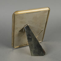 Silver Plate Lapis Inlaid Picture Frame