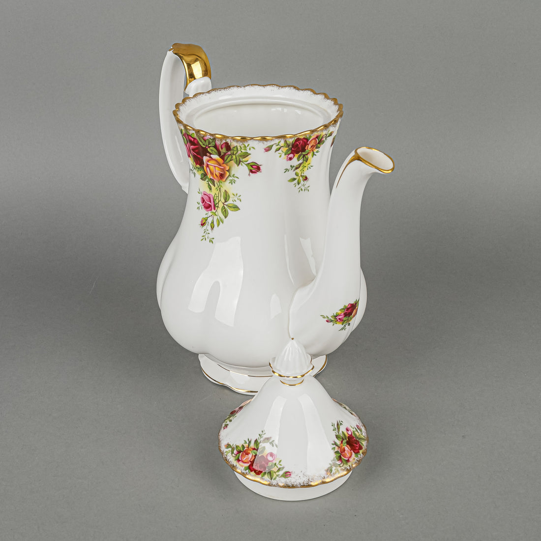 ROYAL ALBERT Old Country Roses Coffee Service 4pcs