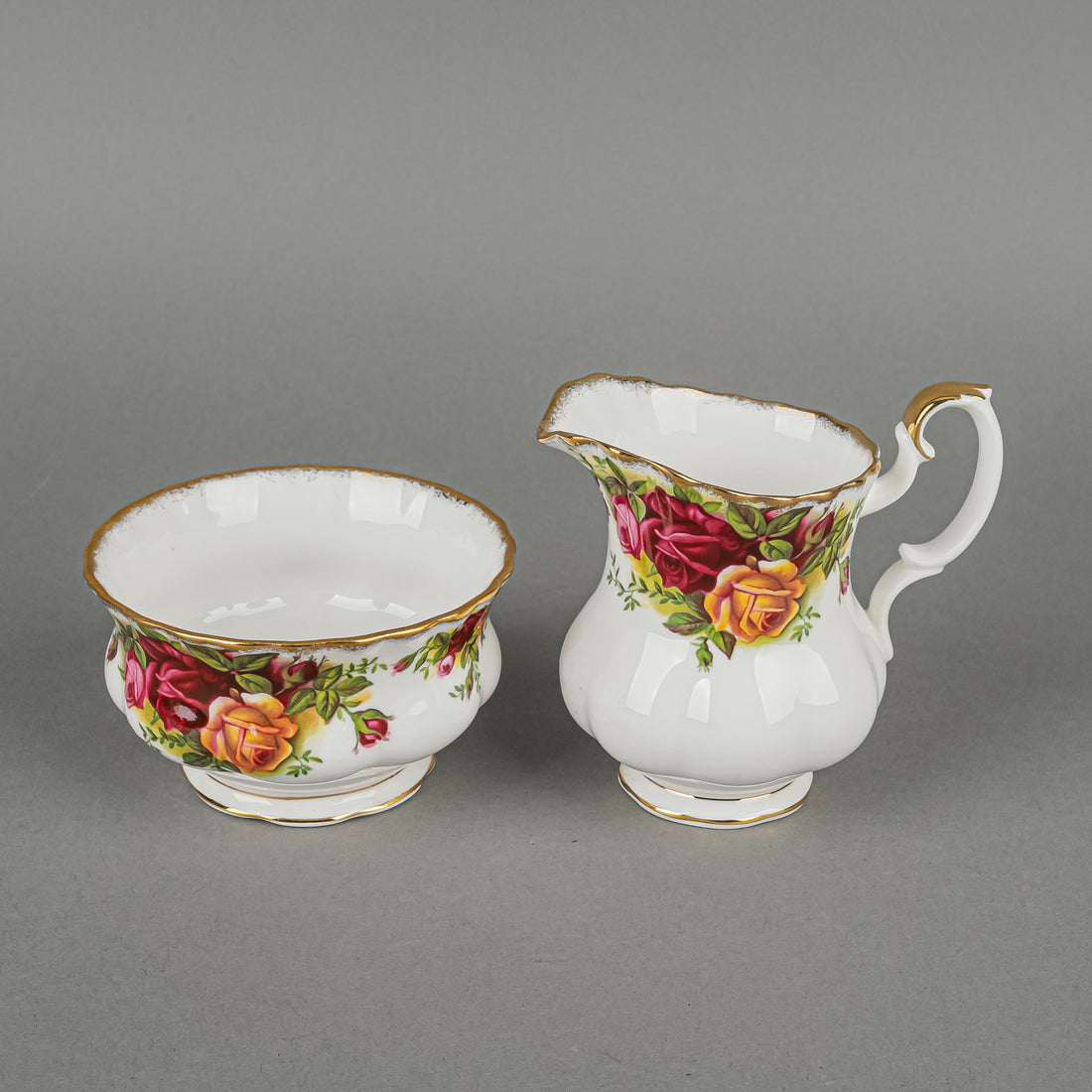 ROYAL ALBERT Old Country Roses Coffee Service 4pcs