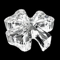 WATERFORD Shamrock Crystal Paperweight
