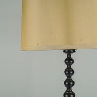 RESTORATION HARDWARE Bronze Finish Stacked Ball Lamp w/Shade