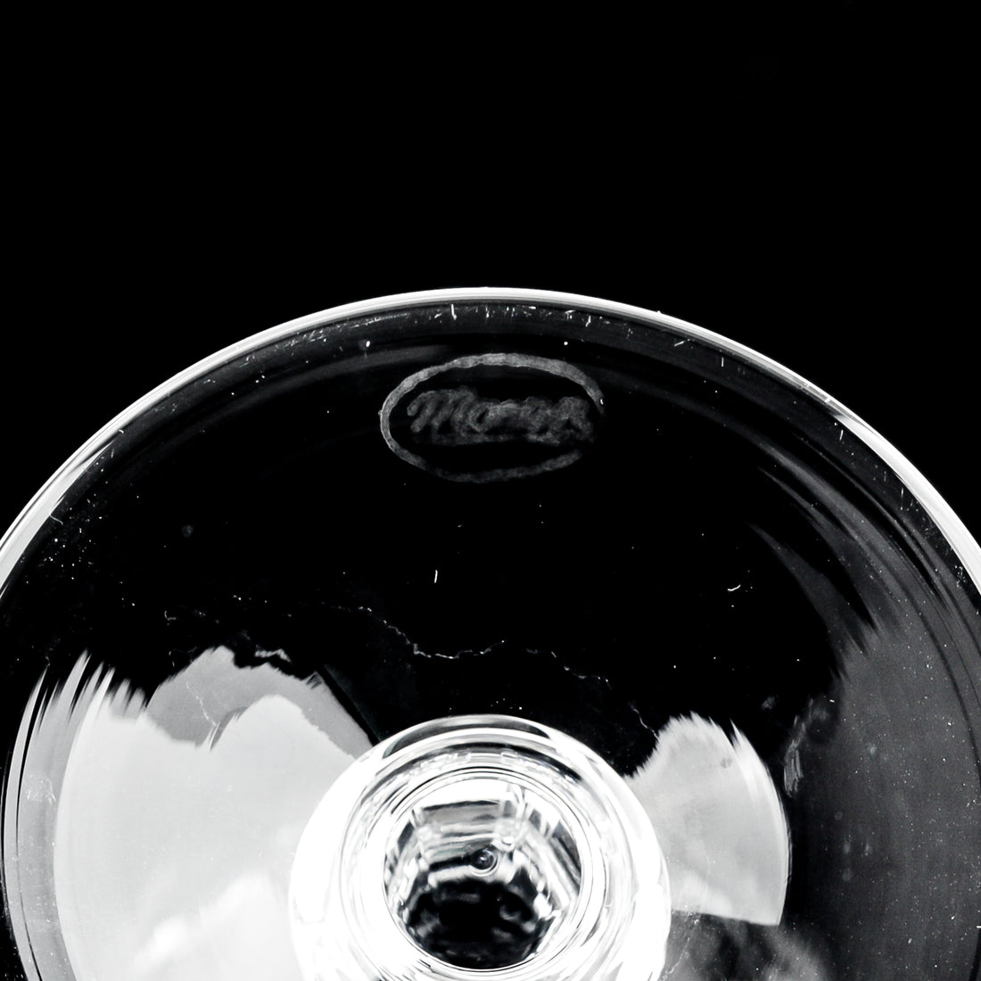 MOSER Lady Hamilton Clear White Wine Glass