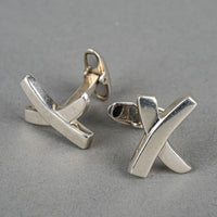 TIFFANY & CO Paloma Picasso Sterling X Cufflinks