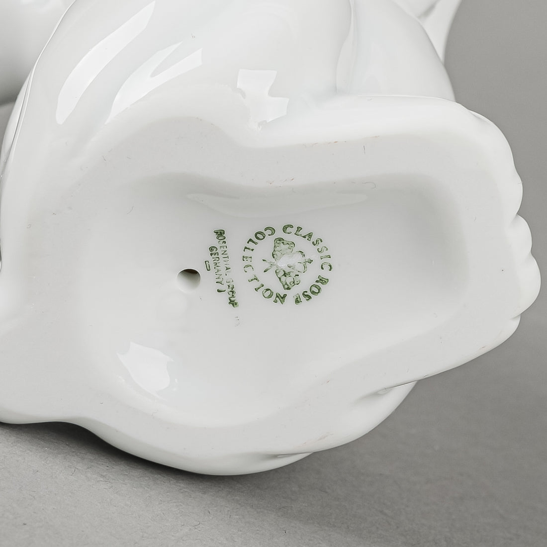 ROSENTHAL Figurine Max Hermann Fritz White Laughing Rabbit H5.25"