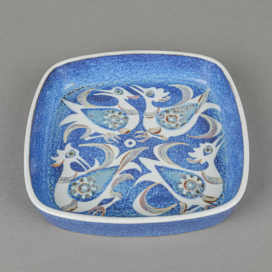 ROYAL COPENHAGEN Nils Thorssen Fajance Birds Dish