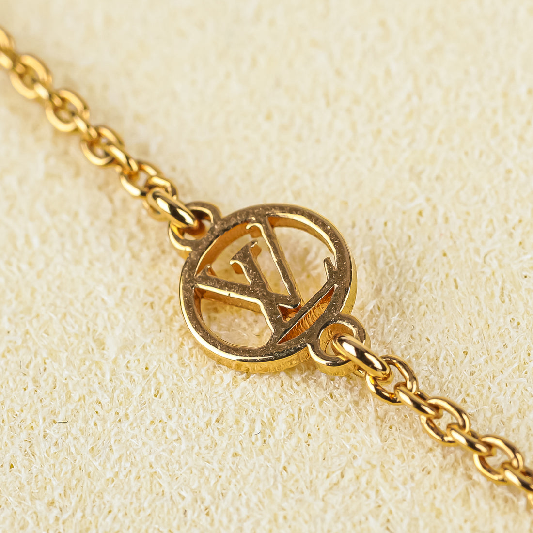 LOUIS VUITTON Gold Plated Louisiette Necklace