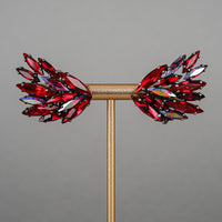 SHERMAN Clips - Red Rhinestone