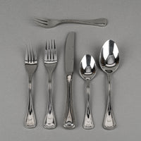 DALIA SPAIN Stainless Steel Pearls Flatware Set 8 Place Settings  48 Pieces
