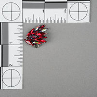 SHERMAN Clips - Red Rhinestone