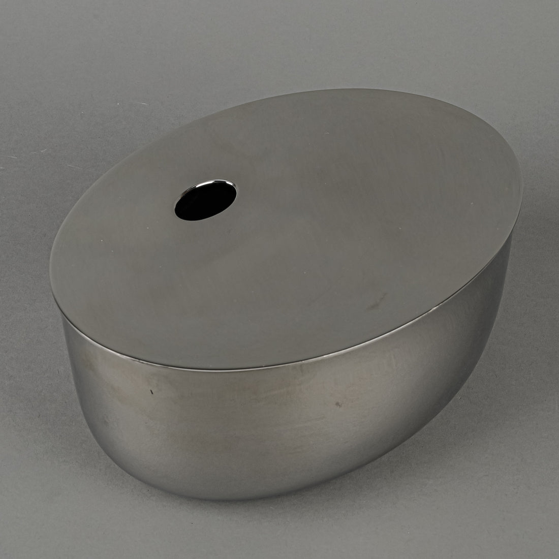 GEORG JENSON Ilse Crawford Polished Chrome Lidded Container