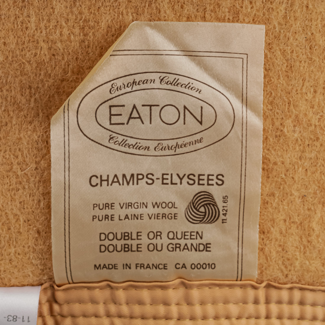 EATONS Wool Blanket - Full/Queen