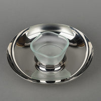 ALESSI KF01 Salsa Stainless Steel Chip & Dip Servers 2pcs D9"