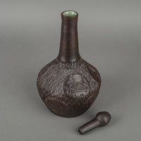 Dee Martin Six Nations Kanyengeh Pottery Decanter And Cups - 8 Pieces