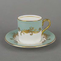 AYNSLEY Sherwood Demitasse & Saucers Set Of 4 - 8 Pieces