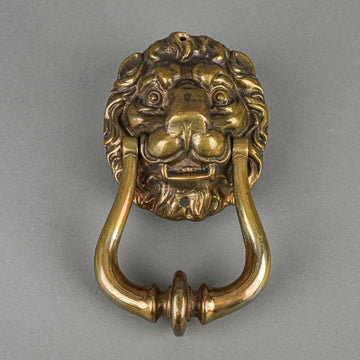Brass Door Knocker - Lion's Head
