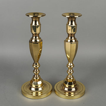 BALDWIN Brass Candlesticks Set Of 2