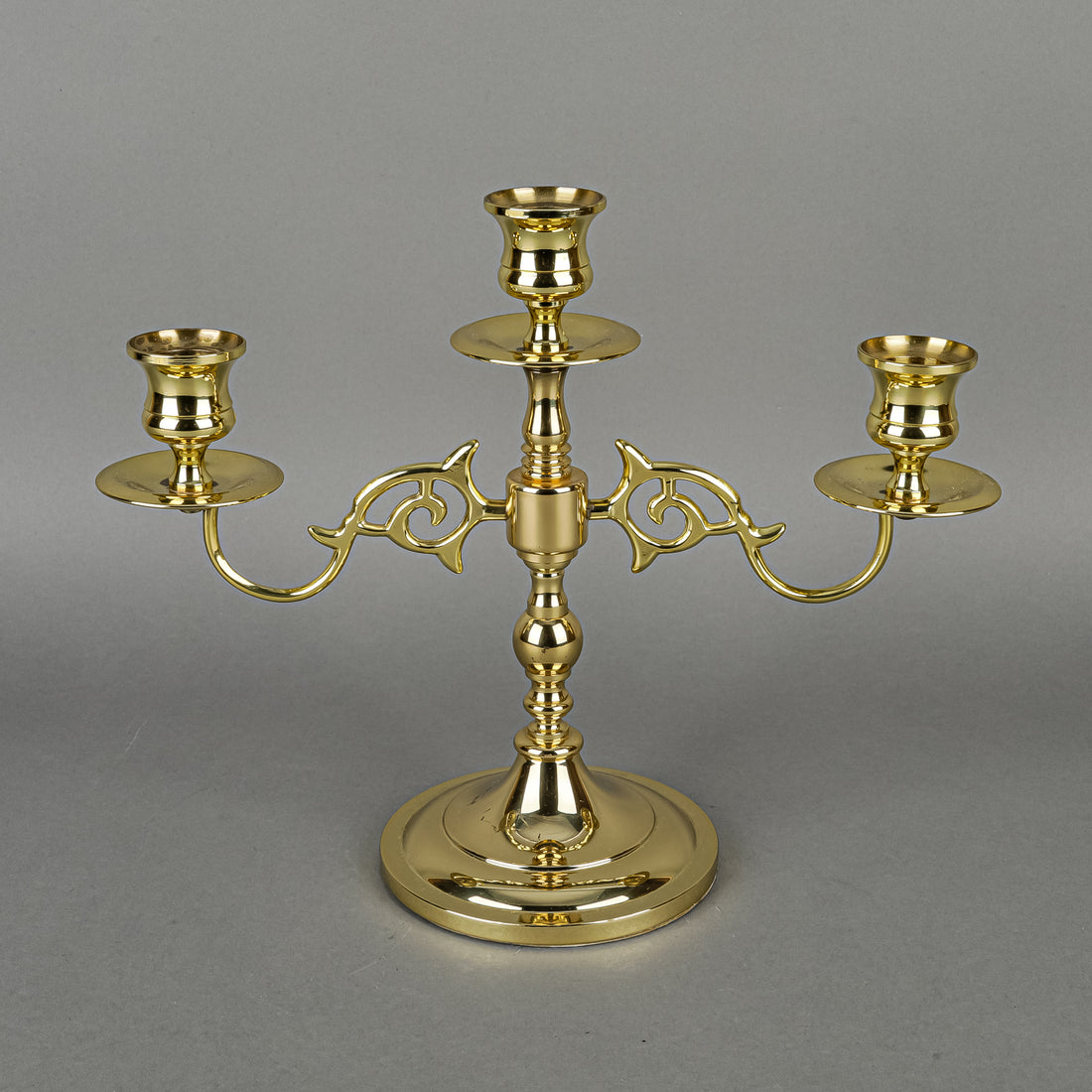 BALDWIN 3 Light Brass Candlestick