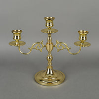 BALDWIN 3 Light Brass Candlestick