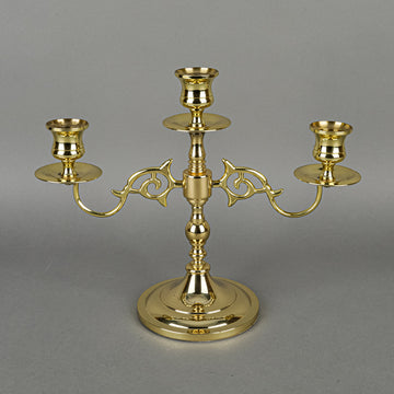 BALDWIN 3 Light Brass Candlestick