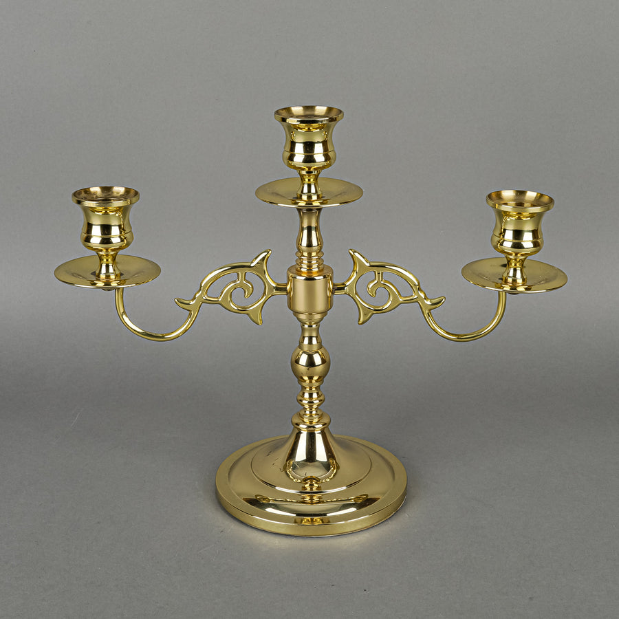 BALDWIN 3 Light Brass Candlestick