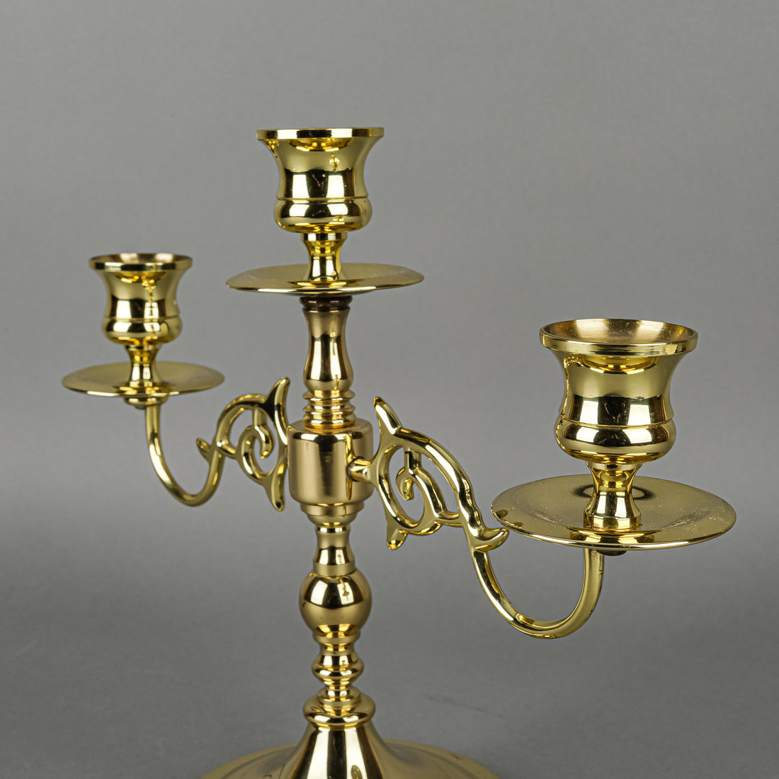 BALDWIN 3 Light Brass Candlestick
