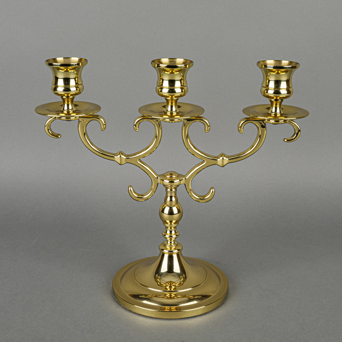 BALDWIN 3 Light Brass Candlestick