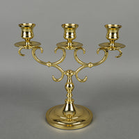 BALDWIN 3 Light Brass Candlestick
