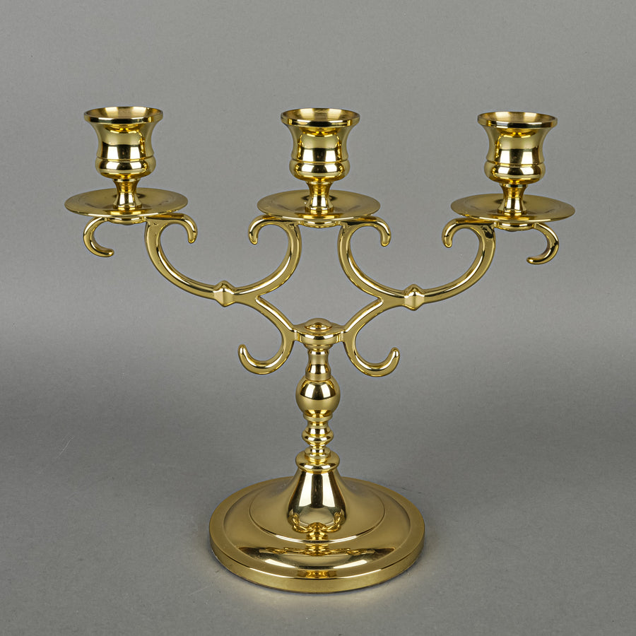BALDWIN 3 Light Brass Candlestick
