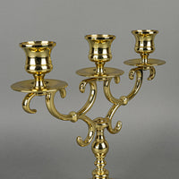 BALDWIN 3 Light Brass Candlestick