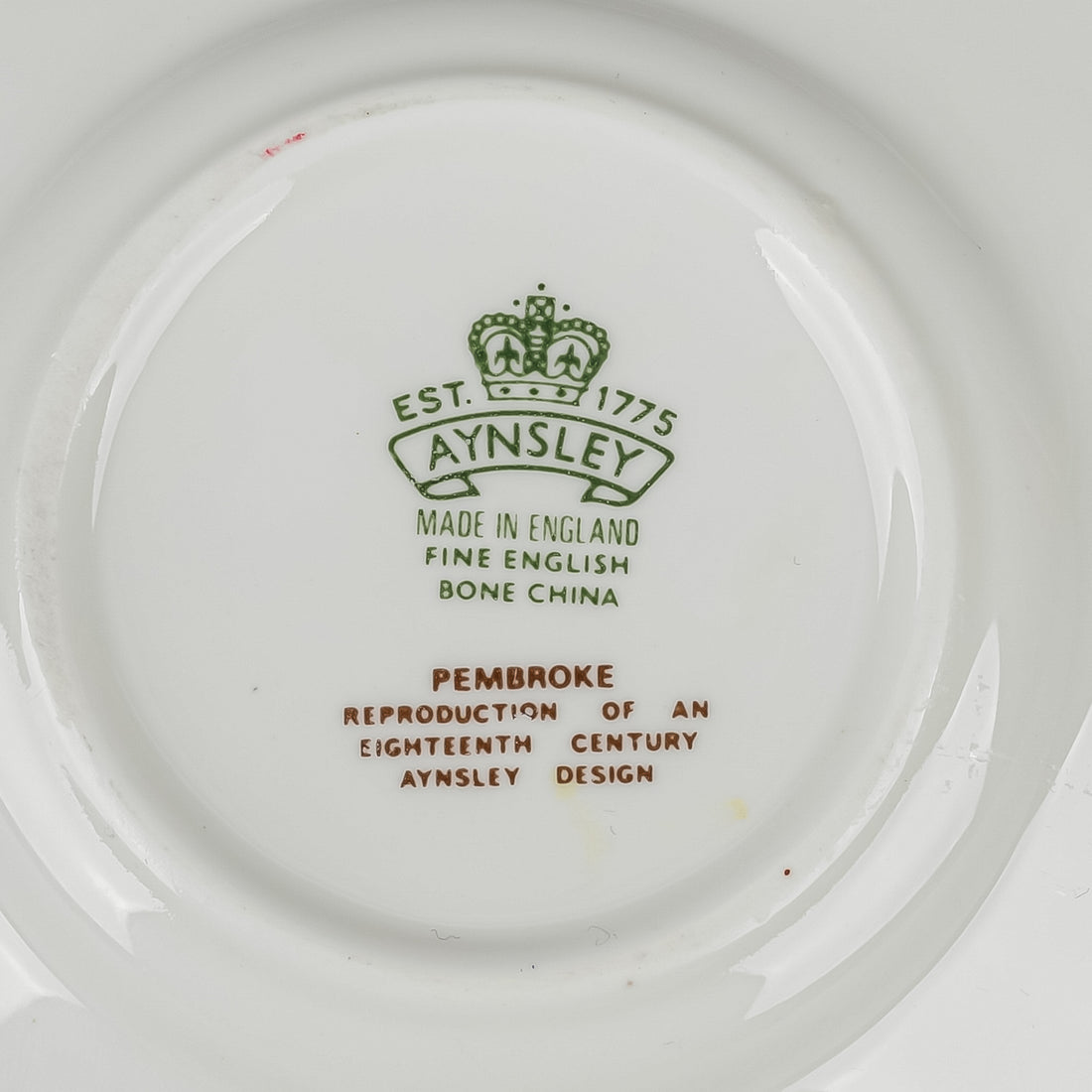 AYNSLEY Pembroke Cup And Saucers - 4 -  8 Pieces