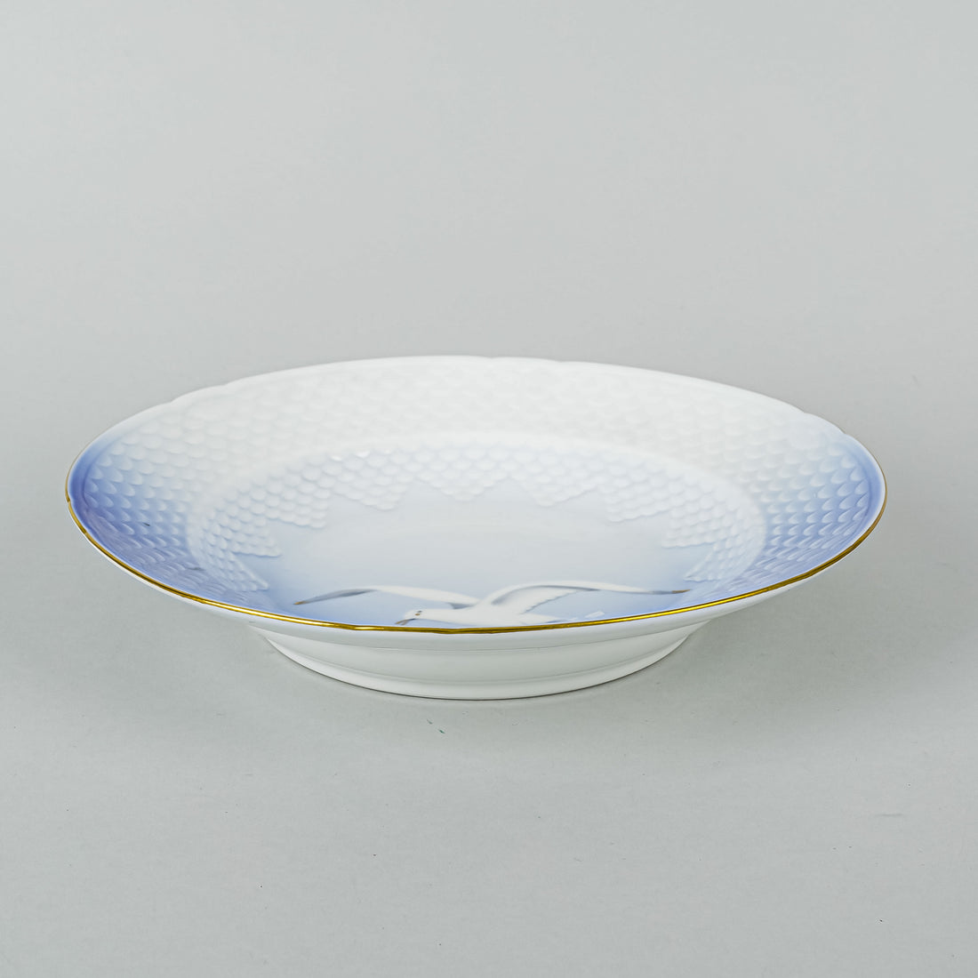 BING & GRØNDAHL Seagull Soup Plates #23 Set Of 6