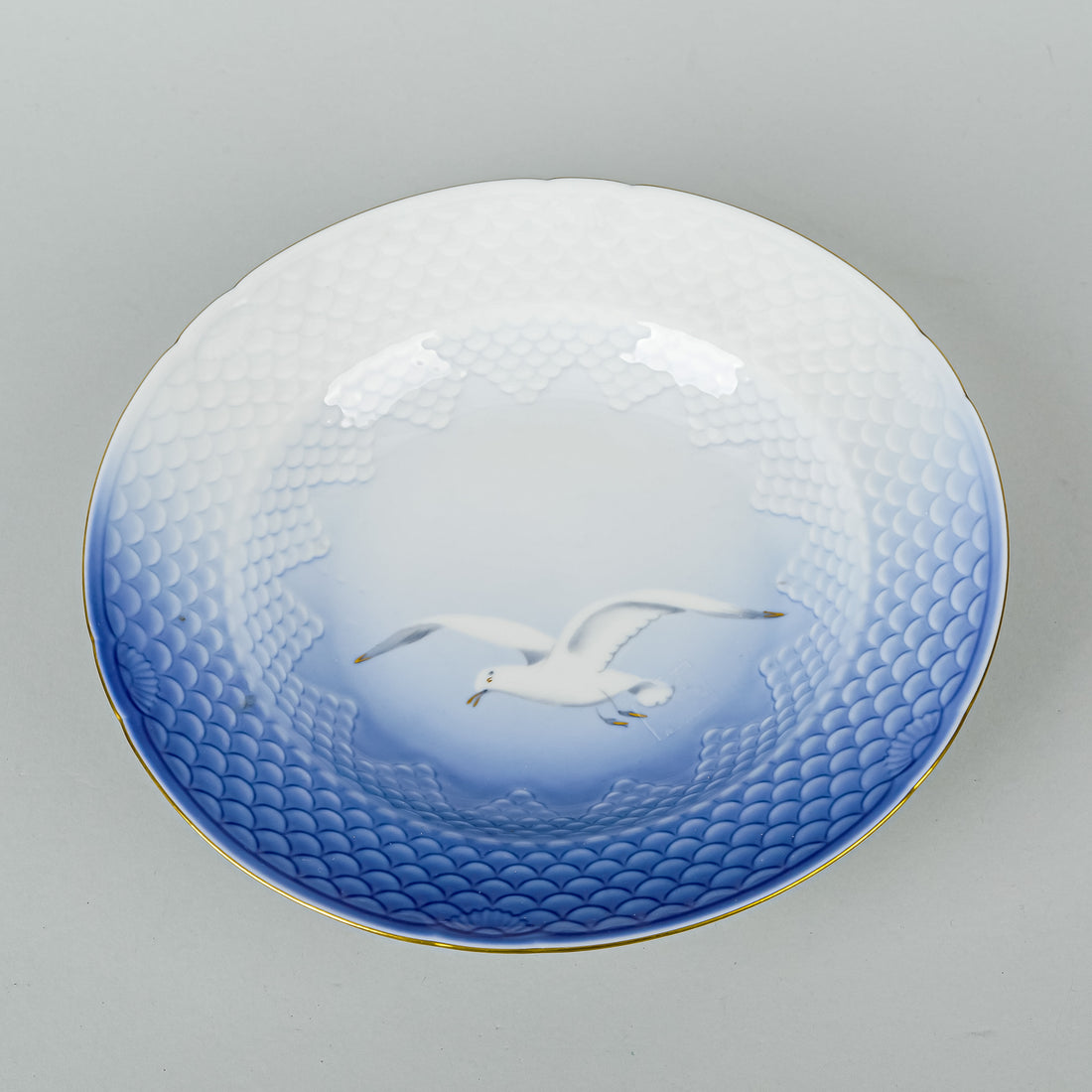 BING & GRØNDAHL Seagull Soup Plates #23 Set Of 6