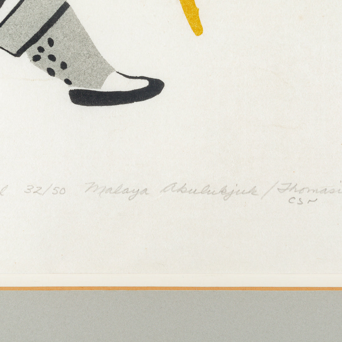 Malaya Akulukjuk (Nunavut 1915-1995) "Testing Thin Ice"