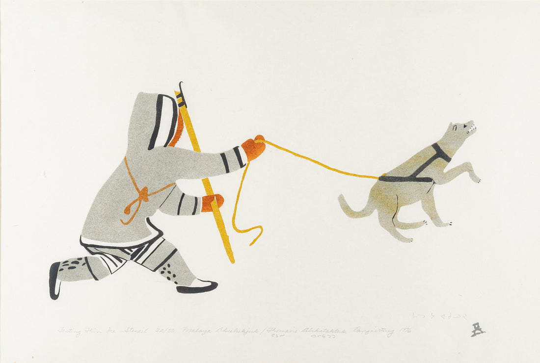 Malaya Akulukjuk (Nunavut 1915-1995) "Testing Thin Ice"