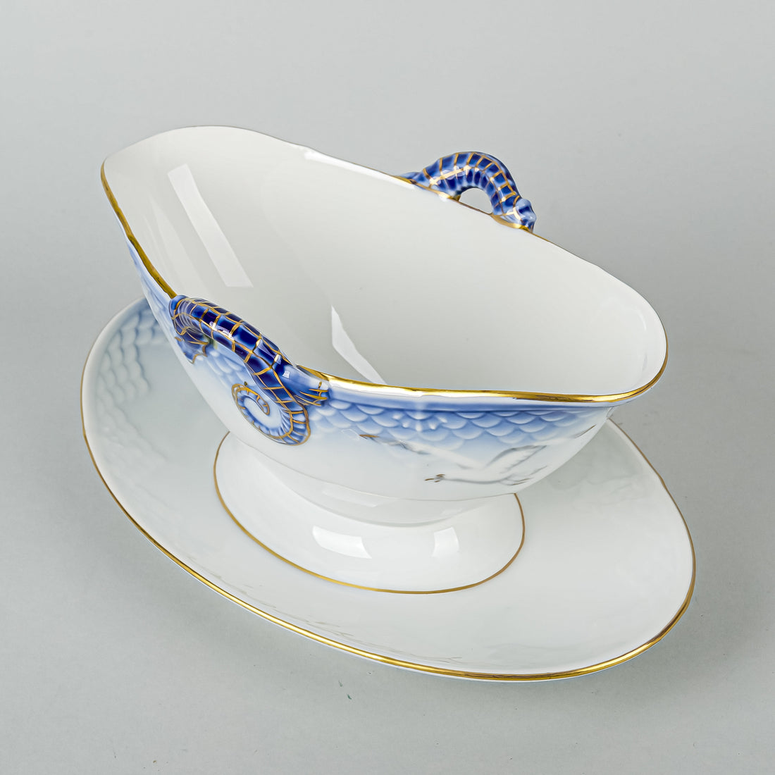 BING & GRØNDAHL Seagull Sauceboat With Fixed Stand #311
