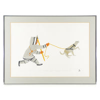 Malaya Akulukjuk (Nunavut 1915-1995) "Testing Thin Ice"