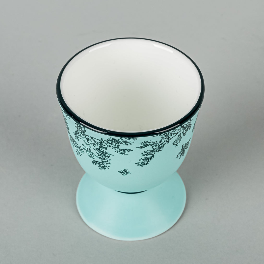 TIFFANY & CO  Blue Bone China Toile Egg Cup