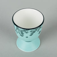 TIFFANY & CO  Blue Bone China Toile Egg Cup