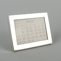 TIFFANY & CO Sterling Silver Perpetual Desk Calendar