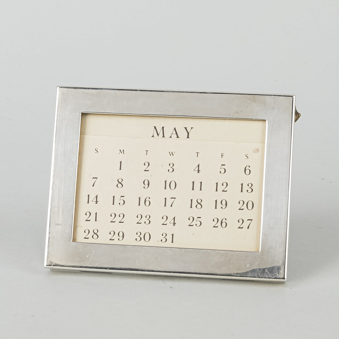TIFFANY & CO Sterling Silver Perpetual Desk Calendar