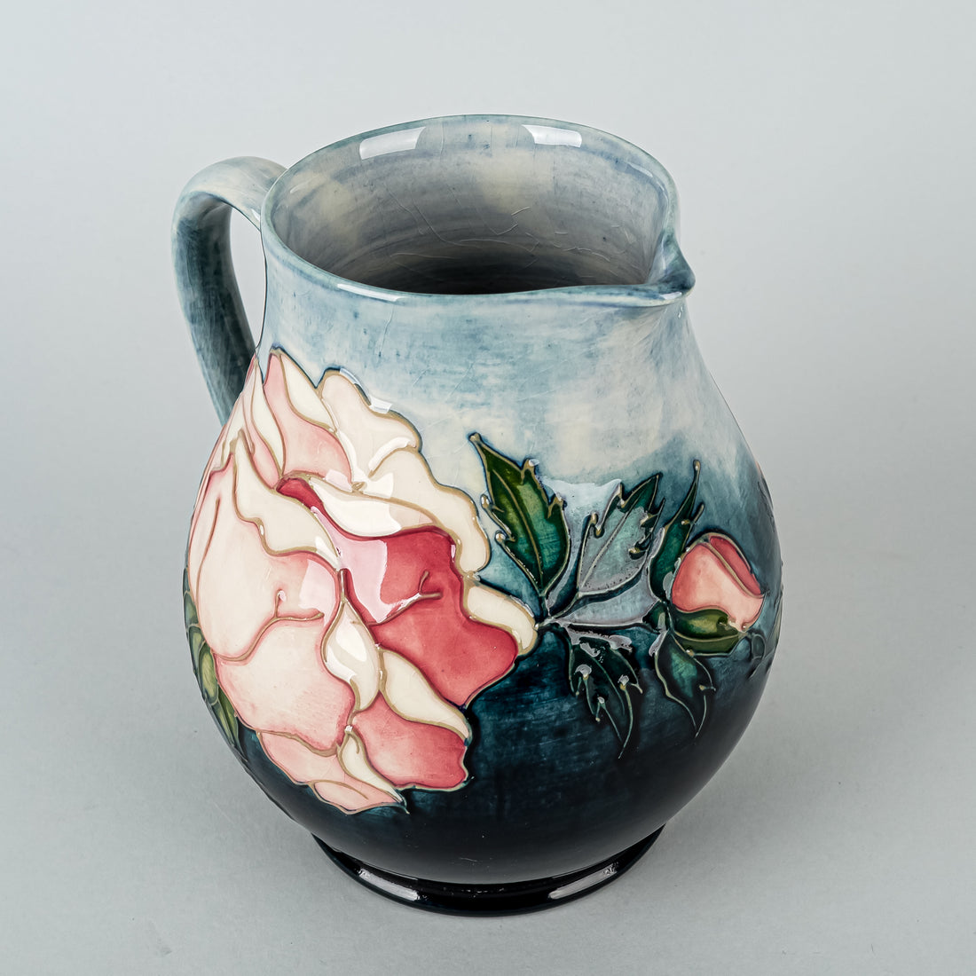 MOORCROFT Sally Tuffin ROSE Moorcroft Collectors Club Jug