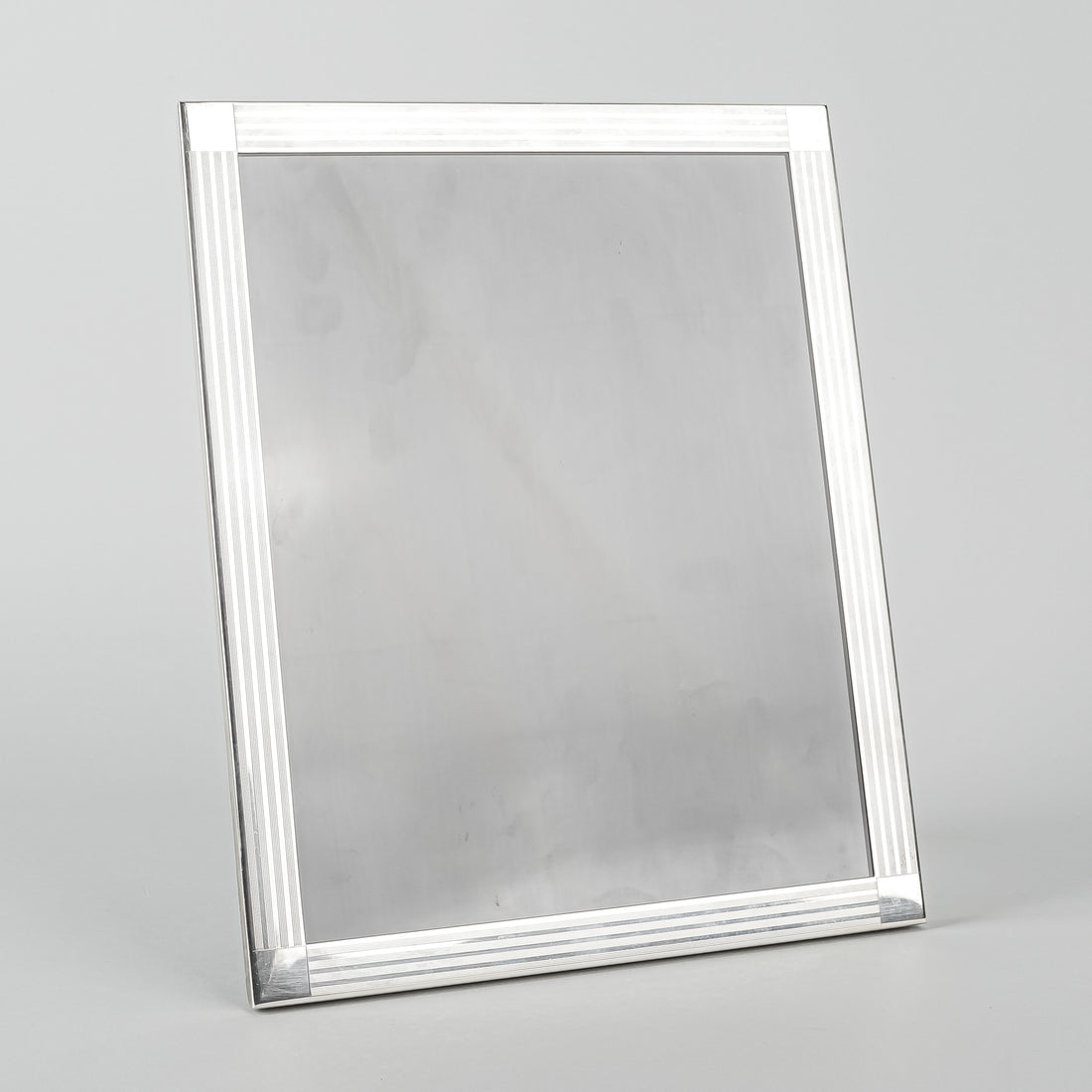 TIFFANY & CO Sterling Rectangle Striped Picture Frame
