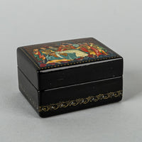 Russian Lacquer Lidded Box - Fairy Tale
