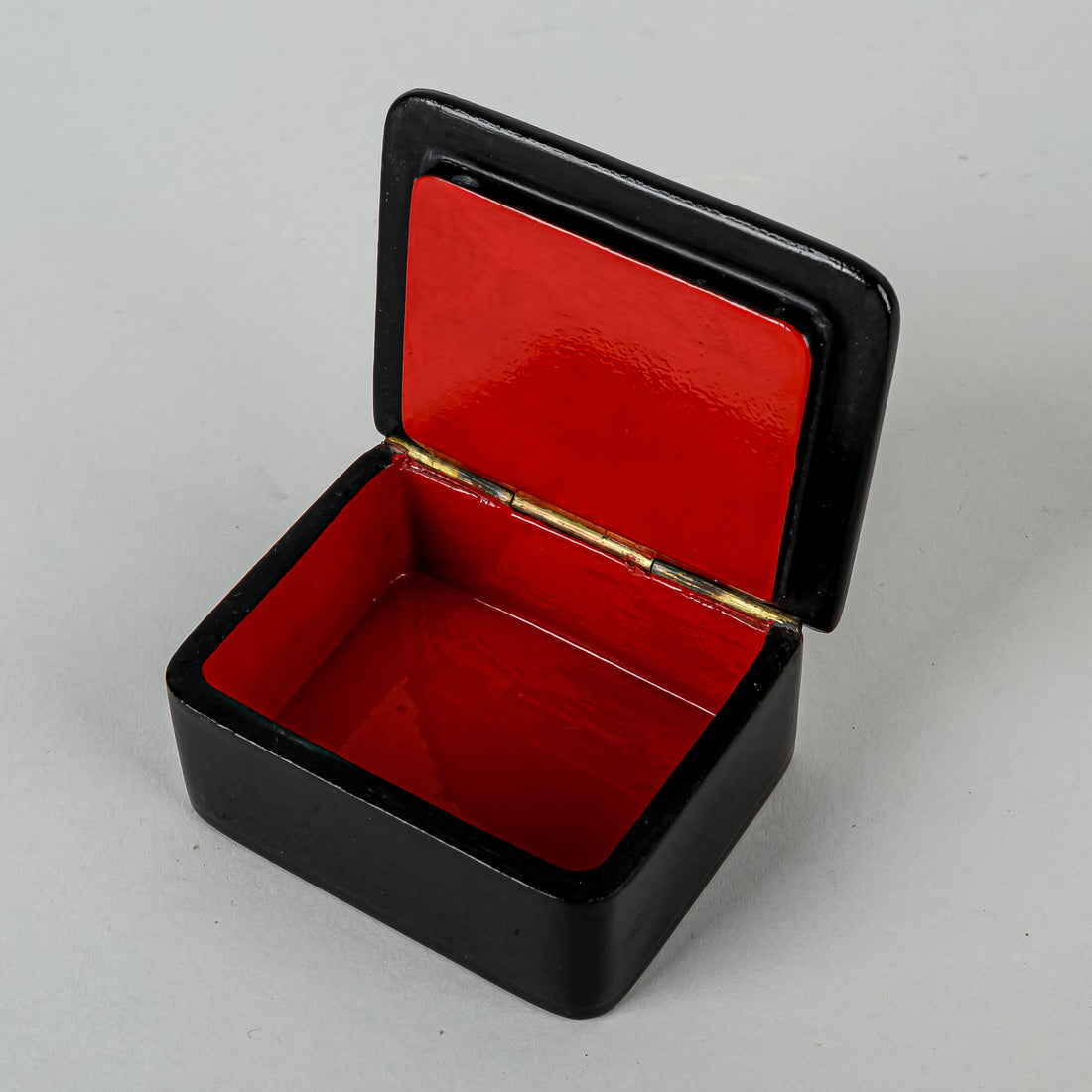 Russian Lacquer Hinge Box - Trees