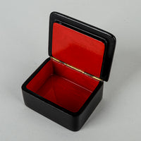 Russian Lacquer Hinge Box - Trees
